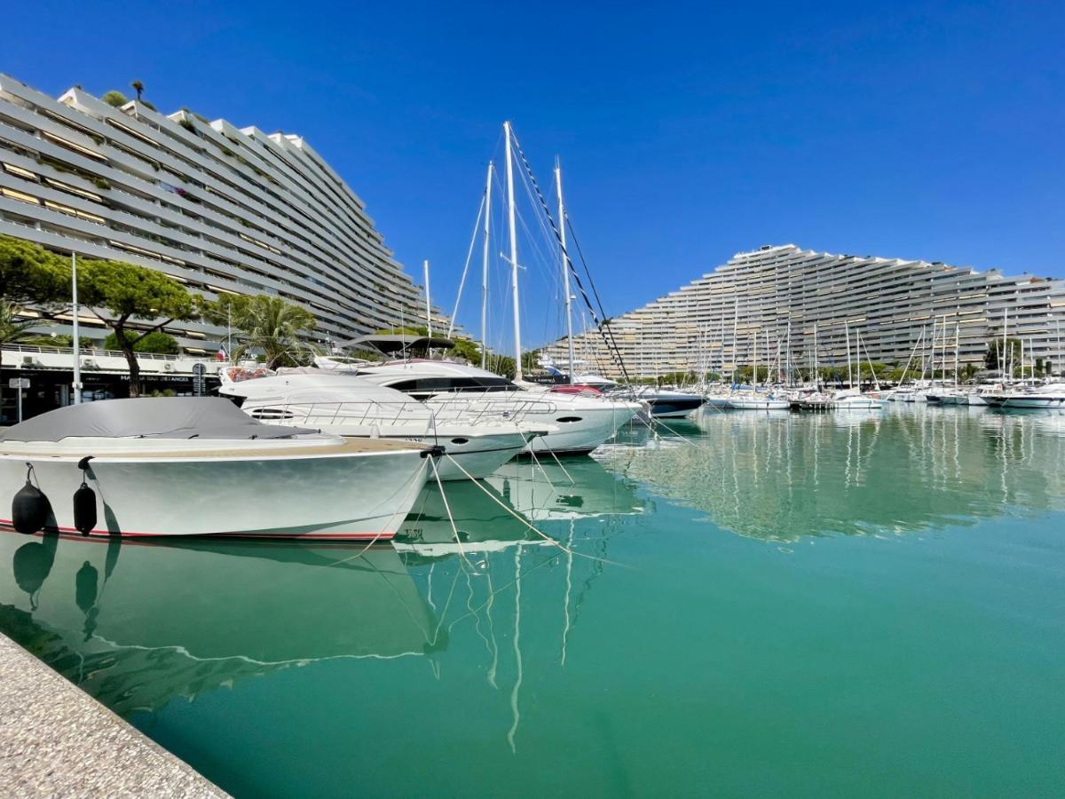 #41 Marina Riviera Bay - Marine Baie Des Anges - Studio Vue Mer Et Port Villeneuve-Loubet Exterior photo